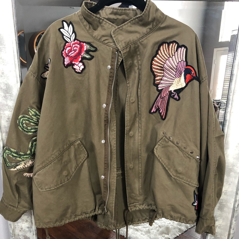 H&M Military Green Jacket